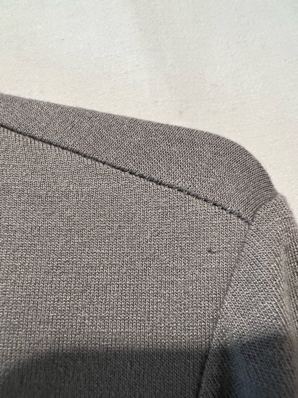 Majestic Filatures Soft Touch Knit Blazer Gray Stretch 2 Button Jacket 1 NWT S - Picture 9 of 10